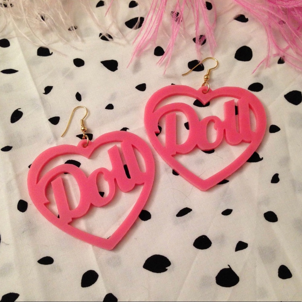 Pink DOLL Earrings